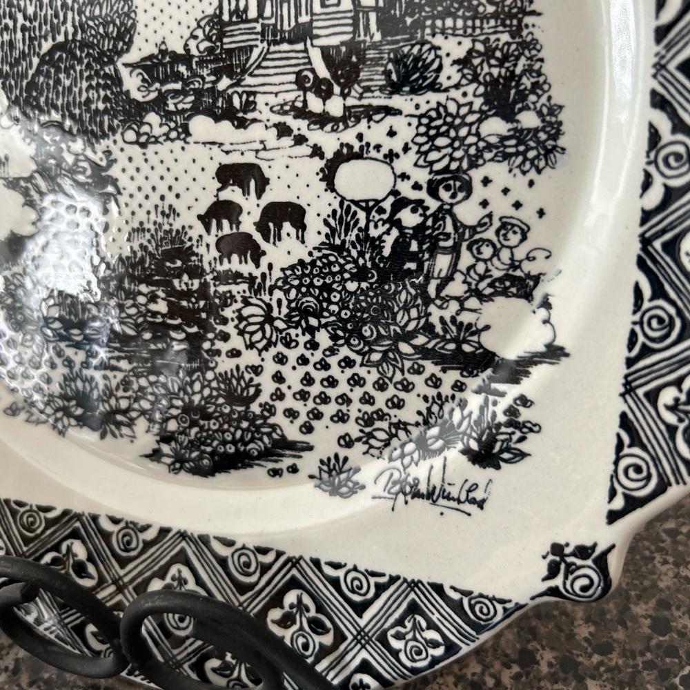 🌶️ EREMITAGE Dish #8002 BJORN WIINBLAD Nymolle Denmark - Picture 2 of 7